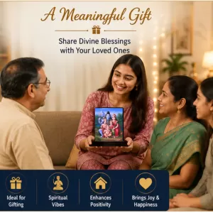 Car Dashboard Shiva Wooden Photo Stand  3x4 Inches, Compact & Stylish Spiritual Display For Car, Home & Office (Pack Of 1) (F49291)