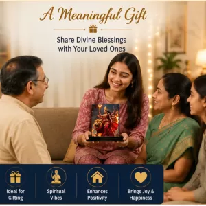 Car Dashboard Durga Wooden Photo Stand 3x4 Inches, Compact & Stylish Spiritual Display For Car, Home & Office (Pack Of 1) (F49749) Car Dashboard Durga Wooden Photo Stand 3x4 Inches, Compact & Stylish Spiritual Display For Car, Home & Office (Pack Of 1) (F49749)