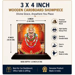 Car Dashboard Hanuman Wooden Photo Stand 3x4 Inches, Compact & Stylish Spiritual Display For Car, Home & Office (Pack Of 1) (F48688) Car Dashboard Hanuman Wooden Photo Stand 3x4 Inches, Compact & Stylish Spiritual Display For Car, Home & Office (Pack Of 1) (F48688)