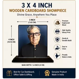 Car Dashboard Deepak Chopra Wooden Photo Stand 3x4 Inches, Compact & Stylish Spiritual Display For Car, Home & Office (Pack Of 1) (F48708) Car Dashboard Deepak Chopra Wooden Photo Stand 3x4 Inches, Compact & Stylish Spiritual Display For Car, Home & Office (Pack Of 1) (F48708)