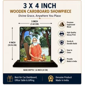 Car Dashboard Maharishi Mahesh Yogi Wooden Photo Stand 3x4 Inches, Compact & Stylish Spiritual Display For Car, Home & Office (Pack Of 1) (F48718) Car Dashboard Maharishi Mahesh Yogi Wooden Photo Stand 3x4 Inches, Compact & Stylish Spiritual Display For Car, Home & Office (Pack Of 1) (F48718)