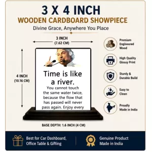 Car Dashboard Abdul Kalam Wooden Photo Stand 3x4 Inches, Compact & Stylish Spiritual Display For Car, Home & Office (Pack Of 1) (F48958) Car Dashboard Abdul Kalam Wooden Photo Stand 3x4 Inches, Compact & Stylish Spiritual Display For Car, Home & Office (Pack Of 1) (F48958)