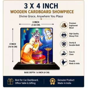 Car Dashboard Prahlad Wooden Photo Stand 3x4 Inches, Compact & Stylish Spiritual Display For Car, Home & Office (Pack Of 1) (F49364) Car Dashboard Prahlad Wooden Photo Stand 3x4 Inches, Compact & Stylish Spiritual Display For Car, Home & Office (Pack Of 1) (F49364)