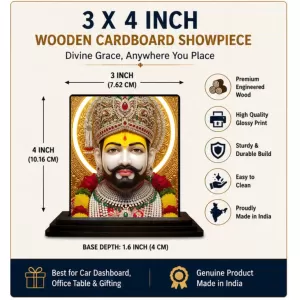 Car Dashboard Hanuman Wooden Photo Stand 3x4 Inches, Compact & Stylish Spiritual Display For Car, Home & Office (Pack Of 1) (F49529) Car Dashboard Hanuman Wooden Photo Stand 3x4 Inches, Compact & Stylish Spiritual Display For Car, Home & Office (Pack Of 1) (F49529)