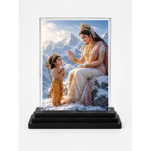 Mahadev Acrylic Car Dashboard Showpiece | Double-Sided Mahadev Photo Stand | 3 X 4 Inch Photo | Transparent Acrylic Frame With Black Base | Car Dashboard, Office & Table Decor (F70240) Mahadev Acrylic Car Dashboard Showpiece | Double-Sided Mahadev Photo Stand | 3 X 4 Inch Photo | Transparent Acrylic Frame With Black Base | Car Dashboard, Office & Table Decor (F70240)