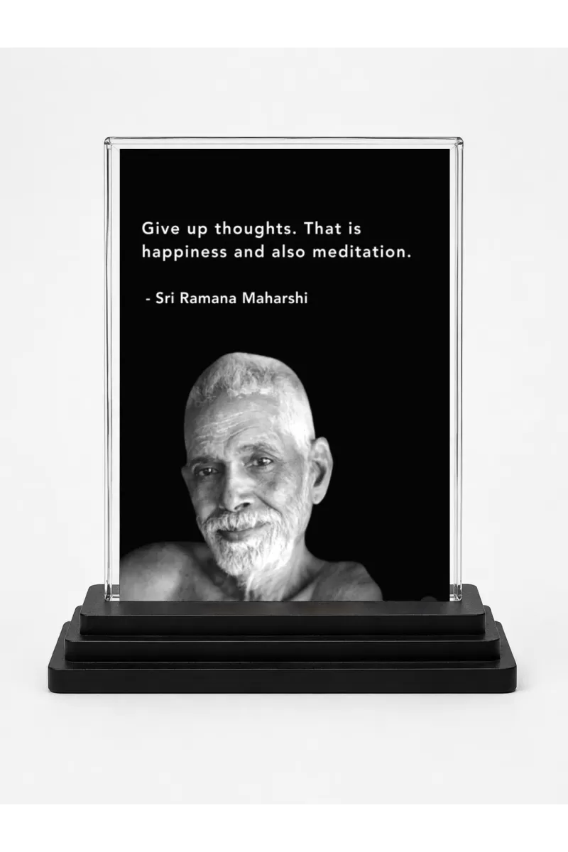Lord Rama Acrylic Car Dashboard Showpiece | Double-Sided Lord Rama Photo Stand | 3 X 4 Inch Photo | Transparent Acrylic Frame With Black Base | Car Dashboard, Office & Table Decor (F70247)
