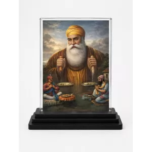 Guru Nanak Dev Ji Acrylic Car Dashboard Showpiece | Double-Sided Guru Nanak Dev Ji Photo Stand | 3 X 4 Inch Photo | Transparent Acrylic Frame With Black Base | Car Dashboard, Office & Table Decor (F70249) Guru Nanak Dev Ji Acrylic Car Dashboard Showpiece | Double-Sided Guru Nanak Dev Ji Photo Stand | 3 X 4 Inch Photo | Transparent Acrylic Frame With Black Base | Car Dashboard, Office & Table Decor (F70249)