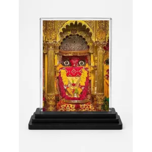 Maa Kali Acrylic Car Dashboard Showpiece | Double-Sided Maa Kali Photo Stand | 3 X 4 Inch Photo | Transparent Acrylic Frame With Black Base | Car Dashboard, Office & Table Decor (F70253) Maa Kali Acrylic Car Dashboard Showpiece | Double-Sided Maa Kali Photo Stand | 3 X 4 Inch Photo | Transparent Acrylic Frame With Black Base | Car Dashboard, Office & Table Decor (F70253)
