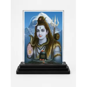 Lord Shiva Acrylic Car Dashboard Showpiece | Double-Sided Lord Shiva Photo Stand | 3 X 4 Inch Photo | Transparent Acrylic Frame With Black Base | Car Dashboard, Office & Table Decor (F70261) Lord Shiva Acrylic Car Dashboard Showpiece | Double-Sided Lord Shiva Photo Stand | 3 X 4 Inch Photo | Transparent Acrylic Frame With Black Base | Car Dashboard, Office & Table Decor (F70261)