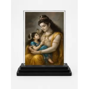 Parvati Acrylic Car Dashboard Showpiece | Double-Sided Parvati Photo Stand | 3 X 4 Inch Photo | Transparent Acrylic Frame With Black Base | Car Dashboard, Office & Table Decor (F70264) Parvati Acrylic Car Dashboard Showpiece | Double-Sided Parvati Photo Stand | 3 X 4 Inch Photo | Transparent Acrylic Frame With Black Base | Car Dashboard, Office & Table Decor (F70264)