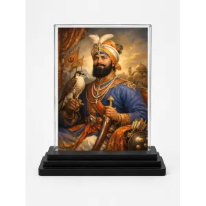 Guru Gobind Singh Ji Acrylic Car Dashboard Showpiece | Double-Sided Guru Gobind Singh Ji Photo Stand | 3 X 4 Inch Photo | Transparent Acrylic Frame With Black Base | Car Dashboard, Office & Table Decor (F70270) Guru Gobind Singh Ji Acrylic Car Dashboard Showpiece | Double-Sided Guru Gobind Singh Ji Photo Stand | 3 X 4 Inch Photo | Transparent Acrylic Frame With Black Base | Car Dashboard, Office & Table Decor (F70270)