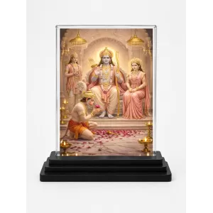 Hanuman Acrylic Car Dashboard Showpiece | Double-Sided Hanuman Photo Stand | 3 X 4 Inch Photo | Transparent Acrylic Frame With Black Base | Car Dashboard, Office & Table Decor (F70274) Hanuman Acrylic Car Dashboard Showpiece | Double-Sided Hanuman Photo Stand | 3 X 4 Inch Photo | Transparent Acrylic Frame With Black Base | Car Dashboard, Office & Table Decor (F70274)