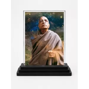 A.C. Bhaktivedanta Swami Prabhupada Acrylic Car Dashboard Showpiece | Double-Sided A.C. Bhaktivedanta Swami Prabhupada Photo Stand | 3 X 4 Inch Photo | Transparent Acrylic Frame With Black Base | Car Dashboard, Office & Table Decor (F70276) A.C. Bhaktivedanta Swami Prabhupada Acrylic Car Dashboard Showpiece | Double-Sided A.C. Bhaktivedanta Swami Prabhupada Photo Stand | 3 X 4 Inch Photo | Transparent Acrylic Frame With Black Base | Car Dashboard, Office & Table Decor (F70276)