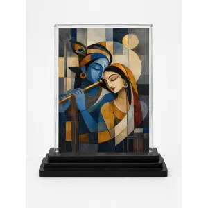 Krishna Acrylic Car Dashboard Showpiece | Double-Sided Krishna Photo Stand | 3 X 4 Inch Photo | Transparent Acrylic Frame With Black Base | Car Dashboard, Office & Table Decor (F70277) Krishna Acrylic Car Dashboard Showpiece | Double-Sided Krishna Photo Stand | 3 X 4 Inch Photo | Transparent Acrylic Frame With Black Base | Car Dashboard, Office & Table Decor (F70277)