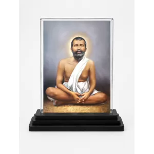 Ramkrishna Acrylic Car Dashboard Showpiece | Double-Sided Ramkrishna Photo Stand | 3 X 4 Inch Photo | Transparent Acrylic Frame With Black Base | Car Dashboard, Office & Table Decor (F70338) Ramkrishna Acrylic Car Dashboard Showpiece | Double-Sided Ramkrishna Photo Stand | 3 X 4 Inch Photo | Transparent Acrylic Frame With Black Base | Car Dashboard, Office & Table Decor (F70338)