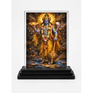 Hindu Deity Acrylic Car Dashboard Showpiece | Double-Sided Hindu Deity Photo Stand | 3 X 4 Inch Photo | Transparent Acrylic Frame With Black Base | Car Dashboard, Office & Table Decor (F70366) Hindu Deity Acrylic Car Dashboard Showpiece | Double-Sided Hindu Deity Photo Stand | 3 X 4 Inch Photo | Transparent Acrylic Frame With Black Base | Car Dashboard, Office & Table Decor (F70366)