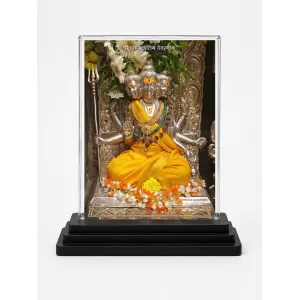 Lord Ganesha Acrylic Car Dashboard Showpiece | Double-Sided Lord Ganesha Photo Stand | 3 X 4 Inch Photo | Transparent Acrylic Frame With Black Base | Car Dashboard, Office & Table Decor (F70368) Lord Ganesha Acrylic Car Dashboard Showpiece | Double-Sided Lord Ganesha Photo Stand | 3 X 4 Inch Photo | Transparent Acrylic Frame With Black Base | Car Dashboard, Office & Table Decor (F70368)
