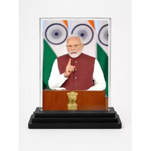 Modi Acrylic Car Dashboard Showpiece | Double-Sided Modi Photo Stand | 3 X 4 Inch Photo | Transparent Acrylic Frame With Black Base | Car Dashboard, Office & Table Decor (F70373) Modi Acrylic Car Dashboard Showpiece | Double-Sided Modi Photo Stand | 3 X 4 Inch Photo | Transparent Acrylic Frame With Black Base | Car Dashboard, Office & Table Decor (F70373)