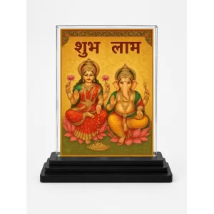 Lord Ganesha Acrylic Car Dashboard Showpiece | Double-Sided Lord Ganesha Photo Stand | 3 X 4 Inch Photo | Transparent Acrylic Frame With Black Base | Car Dashboard, Office & Table Decor (F70379) Lord Ganesha Acrylic Car Dashboard Showpiece | Double-Sided Lord Ganesha Photo Stand | 3 X 4 Inch Photo | Transparent Acrylic Frame With Black Base | Car Dashboard, Office & Table Decor (F70379)