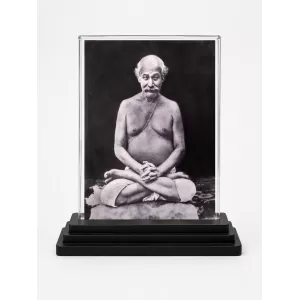 Lahiri Mahasaya Acrylic Car Dashboard Showpiece | Double-Sided Lahiri Mahasaya Photo Stand | 3 X 4 Inch Photo | Transparent Acrylic Frame With Black Base | Car Dashboard, Office & Table Decor (F70384) Lahiri Mahasaya Acrylic Car Dashboard Showpiece | Double-Sided Lahiri Mahasaya Photo Stand | 3 X 4 Inch Photo | Transparent Acrylic Frame With Black Base | Car Dashboard, Office & Table Decor (F70384)