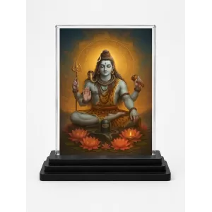 Hindu Deity Acrylic Car Dashboard Showpiece | Double-Sided Hindu Deity Photo Stand | 3 X 4 Inch Photo | Transparent Acrylic Frame With Black Base | Car Dashboard, Office & Table Decor (F70438) Hindu Deity Acrylic Car Dashboard Showpiece | Double-Sided Hindu Deity Photo Stand | 3 X 4 Inch Photo | Transparent Acrylic Frame With Black Base | Car Dashboard, Office & Table Decor (F70438)