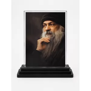 Osho Acrylic Car Dashboard Showpiece | Double-Sided Osho Photo Stand | 3 X 4 Inch Photo | Transparent Acrylic Frame With Black Base | Car Dashboard, Office & Table Decor (F70448) Osho Acrylic Car Dashboard Showpiece | Double-Sided Osho Photo Stand | 3 X 4 Inch Photo | Transparent Acrylic Frame With Black Base | Car Dashboard, Office & Table Decor (F70448)