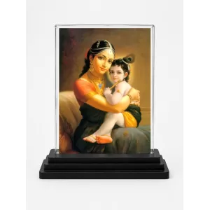 Bal Krishna Acrylic Car Dashboard Showpiece | Double-Sided Bal Krishna Photo Stand | 3 X 4 Inch Photo | Transparent Acrylic Frame With Black Base | Car Dashboard, Office & Table Decor (F70450) Bal Krishna Acrylic Car Dashboard Showpiece | Double-Sided Bal Krishna Photo Stand | 3 X 4 Inch Photo | Transparent Acrylic Frame With Black Base | Car Dashboard, Office & Table Decor (F70450)