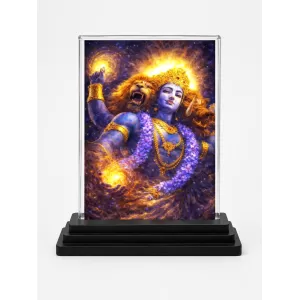 Hindu God Acrylic Car Dashboard Showpiece | Double-Sided Hindu God Photo Stand | 3 X 4 Inch Photo | Transparent Acrylic Frame With Black Base | Car Dashboard, Office & Table Decor (F70461) Hindu God Acrylic Car Dashboard Showpiece | Double-Sided Hindu God Photo Stand | 3 X 4 Inch Photo | Transparent Acrylic Frame With Black Base | Car Dashboard, Office & Table Decor (F70461)