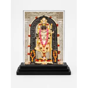 Ram Lalla Acrylic Car Dashboard Showpiece | Double-Sided Ram Lalla Photo Stand | 3 X 4 Inch Photo | Transparent Acrylic Frame With Black Base | Car Dashboard, Office & Table Decor (F70464) Ram Lalla Acrylic Car Dashboard Showpiece | Double-Sided Ram Lalla Photo Stand | 3 X 4 Inch Photo | Transparent Acrylic Frame With Black Base | Car Dashboard, Office & Table Decor (F70464)