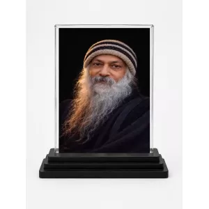Osho Acrylic Car Dashboard Showpiece | Double-Sided Osho Photo Stand | 3 X 4 Inch Photo | Transparent Acrylic Frame With Black Base | Car Dashboard, Office & Table Decor (F70466) Osho Acrylic Car Dashboard Showpiece | Double-Sided Osho Photo Stand | 3 X 4 Inch Photo | Transparent Acrylic Frame With Black Base | Car Dashboard, Office & Table Decor (F70466)