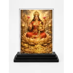 Lakshmi Acrylic Car Dashboard Showpiece | Double-Sided Lakshmi Photo Stand | 3 X 4 Inch Photo | Transparent Acrylic Frame With Black Base | Car Dashboard, Office & Table Decor (F70483) Lakshmi Acrylic Car Dashboard Showpiece | Double-Sided Lakshmi Photo Stand | 3 X 4 Inch Photo | Transparent Acrylic Frame With Black Base | Car Dashboard, Office & Table Decor (F70483)