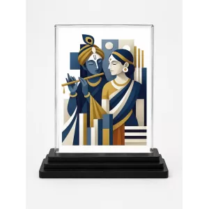 Krishna Acrylic Car Dashboard Showpiece | Double-Sided Krishna Photo Stand | 3 X 4 Inch Photo | Transparent Acrylic Frame With Black Base | Car Dashboard, Office & Table Decor (F70510) Krishna Acrylic Car Dashboard Showpiece | Double-Sided Krishna Photo Stand | 3 X 4 Inch Photo | Transparent Acrylic Frame With Black Base | Car Dashboard, Office & Table Decor (F70510)