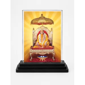 Jagadguru Kripalu Maharaj Acrylic Car Dashboard Showpiece | Double-Sided Jagadguru Kripalu Maharaj Photo Stand | 3 X 4 Inch Photo | Transparent Acrylic Frame With Black Base | Car Dashboard, Office & Table Decor (F70570) Jagadguru Kripalu Maharaj Acrylic Car Dashboard Showpiece | Double-Sided Jagadguru Kripalu Maharaj Photo Stand | 3 X 4 Inch Photo | Transparent Acrylic Frame With Black Base | Car Dashboard, Office & Table Decor (F70570)