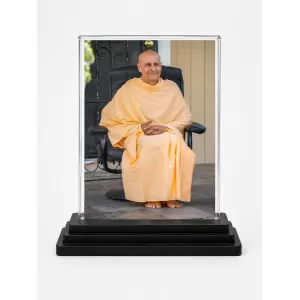 Radhanath Swami Acrylic Car Dashboard Showpiece | Double-Sided Radhanath Swami Photo Stand | 3 X 4 Inch Photo | Transparent Acrylic Frame With Black Base | Car Dashboard, Office & Table Decor (F70582) Radhanath Swami Acrylic Car Dashboard Showpiece | Double-Sided Radhanath Swami Photo Stand | 3 X 4 Inch Photo | Transparent Acrylic Frame With Black Base | Car Dashboard, Office & Table Decor (F70582)