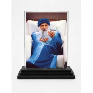 Osho Acrylic Car Dashboard Showpiece | Double-Sided Osho Photo Stand | 3 X 4 Inch Photo | Transparent Acrylic Frame With Black Base | Car Dashboard, Office & Table Decor (F70588) Osho Acrylic Car Dashboard Showpiece | Double-Sided Osho Photo Stand | 3 X 4 Inch Photo | Transparent Acrylic Frame With Black Base | Car Dashboard, Office & Table Decor (F70588)