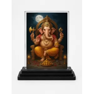 Hindu Deity Acrylic Car Dashboard Showpiece | Double-Sided Hindu Deity Photo Stand | 3 X 4 Inch Photo | Transparent Acrylic Frame With Black Base | Car Dashboard, Office & Table Decor (F70590) Hindu Deity Acrylic Car Dashboard Showpiece | Double-Sided Hindu Deity Photo Stand | 3 X 4 Inch Photo | Transparent Acrylic Frame With Black Base | Car Dashboard, Office & Table Decor (F70590)