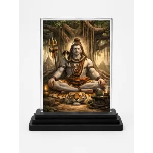 Hindu Deity Acrylic Car Dashboard Showpiece | Double-Sided Hindu Deity Photo Stand | 3 X 4 Inch Photo | Transparent Acrylic Frame With Black Base | Car Dashboard, Office & Table Decor (F70592) Hindu Deity Acrylic Car Dashboard Showpiece | Double-Sided Hindu Deity Photo Stand | 3 X 4 Inch Photo | Transparent Acrylic Frame With Black Base | Car Dashboard, Office & Table Decor (F70592)