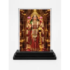 Lakshmi Acrylic Car Dashboard Showpiece | Double-Sided Lakshmi Photo Stand | 3 X 4 Inch Photo | Transparent Acrylic Frame With Black Base | Car Dashboard, Office & Table Decor (F70610) Lakshmi Acrylic Car Dashboard Showpiece | Double-Sided Lakshmi Photo Stand | 3 X 4 Inch Photo | Transparent Acrylic Frame With Black Base | Car Dashboard, Office & Table Decor (F70610)