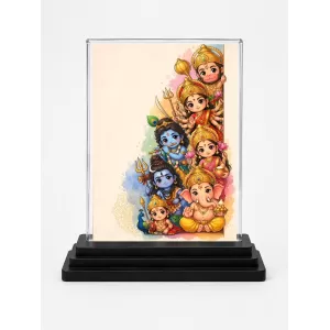 Baby Deity Acrylic Car Dashboard Showpiece | Double-Sided Baby Deity Photo Stand | 3 X 4 Inch Photo | Transparent Acrylic Frame With Black Base | Car Dashboard, Office & Table Decor (F70614) Baby Deity Acrylic Car Dashboard Showpiece | Double-Sided Baby Deity Photo Stand | 3 X 4 Inch Photo | Transparent Acrylic Frame With Black Base | Car Dashboard, Office & Table Decor (F70614)