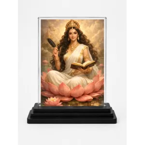 Lakshmi Acrylic Car Dashboard Showpiece | Double-Sided Lakshmi Photo Stand | 3 X 4 Inch Photo | Transparent Acrylic Frame With Black Base | Car Dashboard, Office & Table Decor (F70625) Lakshmi Acrylic Car Dashboard Showpiece | Double-Sided Lakshmi Photo Stand | 3 X 4 Inch Photo | Transparent Acrylic Frame With Black Base | Car Dashboard, Office & Table Decor (F70625)