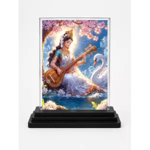 Hindu Deity Acrylic Car Dashboard Showpiece | Double-Sided Hindu Deity Photo Stand | 3 X 4 Inch Photo | Transparent Acrylic Frame With Black Base | Car Dashboard, Office & Table Decor (F70627) Hindu Deity Acrylic Car Dashboard Showpiece | Double-Sided Hindu Deity Photo Stand | 3 X 4 Inch Photo | Transparent Acrylic Frame With Black Base | Car Dashboard, Office & Table Decor (F70627)