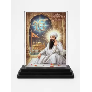 Guru Har Krishan Ji Acrylic Car Dashboard Showpiece | Double-Sided Guru Har Krishan Ji Photo Stand | 3 X 4 Inch Photo | Transparent Acrylic Frame With Black Base | Car Dashboard, Office & Table Decor (F70636) Guru Har Krishan Ji Acrylic Car Dashboard Showpiece | Double-Sided Guru Har Krishan Ji Photo Stand | 3 X 4 Inch Photo | Transparent Acrylic Frame With Black Base | Car Dashboard, Office & Table Decor (F70636)