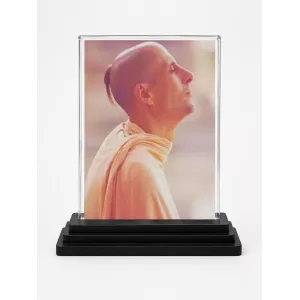 Radhanath Swami Acrylic Car Dashboard Showpiece | Double-Sided Radhanath Swami Photo Stand | 3 X 4 Inch Photo | Transparent Acrylic Frame With Black Base | Car Dashboard, Office & Table Decor (F70657) Radhanath Swami Acrylic Car Dashboard Showpiece | Double-Sided Radhanath Swami Photo Stand | 3 X 4 Inch Photo | Transparent Acrylic Frame With Black Base | Car Dashboard, Office & Table Decor (F70657)