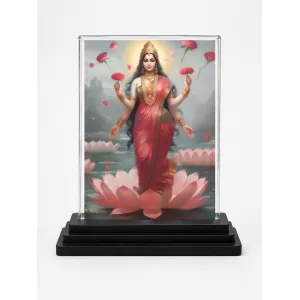 Hindu Goddess Acrylic Car Dashboard Showpiece | Double-Sided Hindu Goddess Photo Stand | 3 X 4 Inch Photo | Transparent Acrylic Frame With Black Base | Car Dashboard, Office & Table Decor (F70667) Hindu Goddess Acrylic Car Dashboard Showpiece | Double-Sided Hindu Goddess Photo Stand | 3 X 4 Inch Photo | Transparent Acrylic Frame With Black Base | Car Dashboard, Office & Table Decor (F70667)