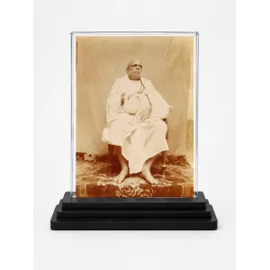 Bhaktivinoda Thakur Acrylic Car Dashboard Showpiece | Double-Sided Bhaktivinoda Thakur Photo Stand | 3 X 4 Inch Photo | Transparent Acrylic Frame With Black Base | Car Dashboard, Office & Table Decor (F70670) Bhaktivinoda Thakur Acrylic Car Dashboard Showpiece | Double-Sided Bhaktivinoda Thakur Photo Stand | 3 X 4 Inch Photo | Transparent Acrylic Frame With Black Base | Car Dashboard, Office & Table Decor (F70670)