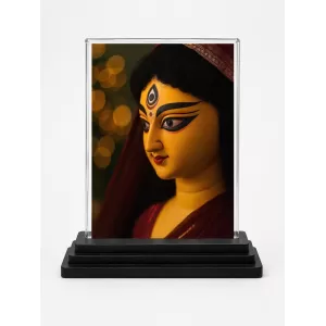Hindu Deity Acrylic Car Dashboard Showpiece | Double-Sided Hindu Deity Photo Stand | 3 X 4 Inch Photo | Transparent Acrylic Frame With Black Base | Car Dashboard, Office & Table Decor (F70696) Hindu Deity Acrylic Car Dashboard Showpiece | Double-Sided Hindu Deity Photo Stand | 3 X 4 Inch Photo | Transparent Acrylic Frame With Black Base | Car Dashboard, Office & Table Decor (F70696)