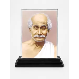 Lahiri Mahasaya Acrylic Car Dashboard Showpiece | Double-Sided Lahiri Mahasaya Photo Stand | 3 X 4 Inch Photo | Transparent Acrylic Frame With Black Base | Car Dashboard, Office & Table Decor (F70701) Lahiri Mahasaya Acrylic Car Dashboard Showpiece | Double-Sided Lahiri Mahasaya Photo Stand | 3 X 4 Inch Photo | Transparent Acrylic Frame With Black Base | Car Dashboard, Office & Table Decor (F70701)