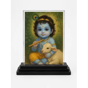 Radha Krishna Acrylic Car Dashboard Showpiece | Double-Sided Radha Krishna Photo Stand | 3 X 4 Inch Photo | Transparent Acrylic Frame With Black Base | Car Dashboard, Office & Table Decor (F70707) Radha Krishna Acrylic Car Dashboard Showpiece | Double-Sided Radha Krishna Photo Stand | 3 X 4 Inch Photo | Transparent Acrylic Frame With Black Base | Car Dashboard, Office & Table Decor (F70707)
