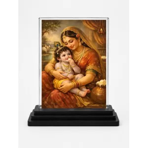Baby Devi Acrylic Car Dashboard Showpiece | Double-Sided Baby Devi Photo Stand | 3 X 4 Inch Photo | Transparent Acrylic Frame With Black Base | Car Dashboard, Office & Table Decor (F70736) Baby Devi Acrylic Car Dashboard Showpiece | Double-Sided Baby Devi Photo Stand | 3 X 4 Inch Photo | Transparent Acrylic Frame With Black Base | Car Dashboard, Office & Table Decor (F70736)