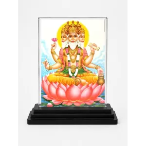 Hindu Deity Acrylic Car Dashboard Showpiece | Double-Sided Hindu Deity Photo Stand | 3 X 4 Inch Photo | Transparent Acrylic Frame With Black Base | Car Dashboard, Office & Table Decor (F70755) Hindu Deity Acrylic Car Dashboard Showpiece | Double-Sided Hindu Deity Photo Stand | 3 X 4 Inch Photo | Transparent Acrylic Frame With Black Base | Car Dashboard, Office & Table Decor (F70755)